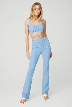 Airbrush Cinch Bra & High-Waist Cinch Flare Legging Set
