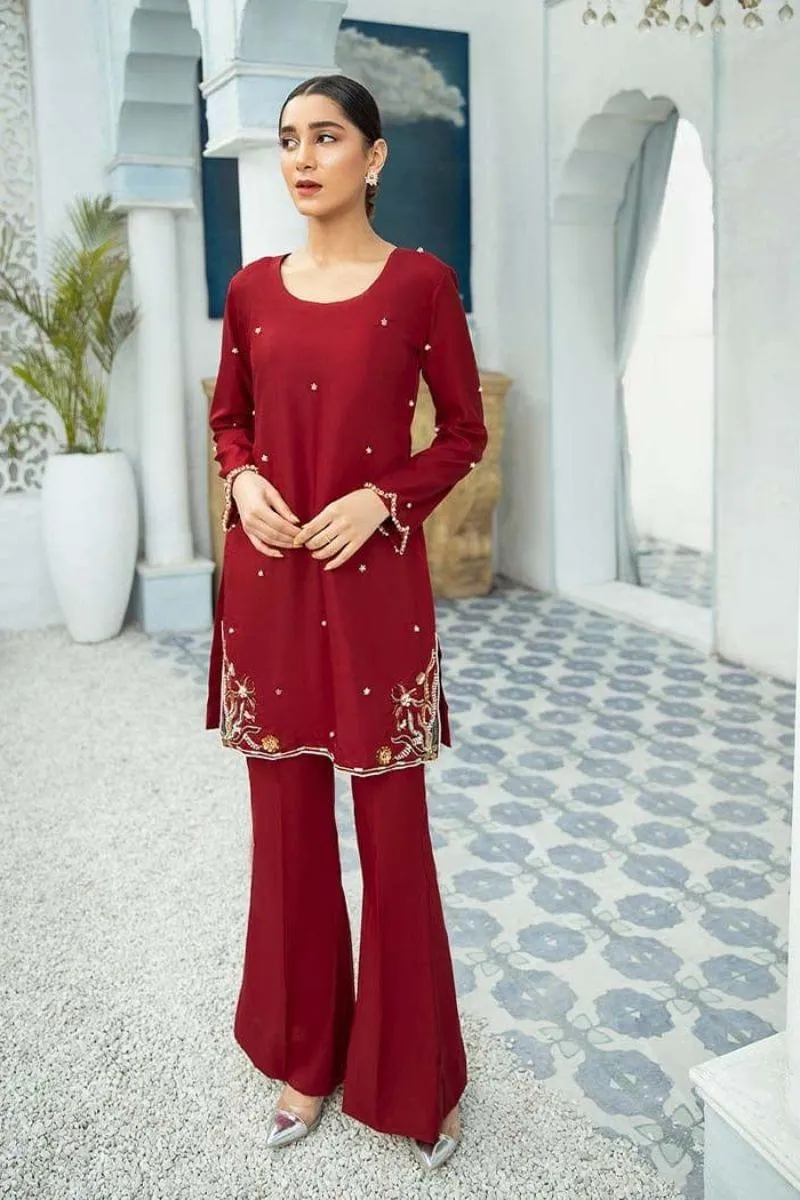 Allure by Ih - Nostalgic - Katan Silk - Burgundy - 3 Piece