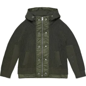 Boys Khaki Zip-Up Jacket