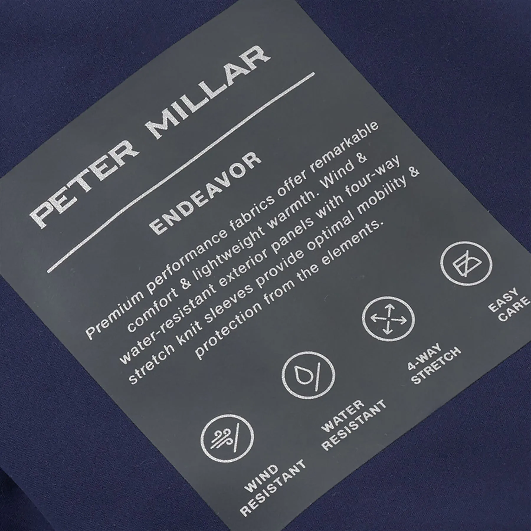 Endeavor Classic Fit Hybrid Jacket Navy - AW24