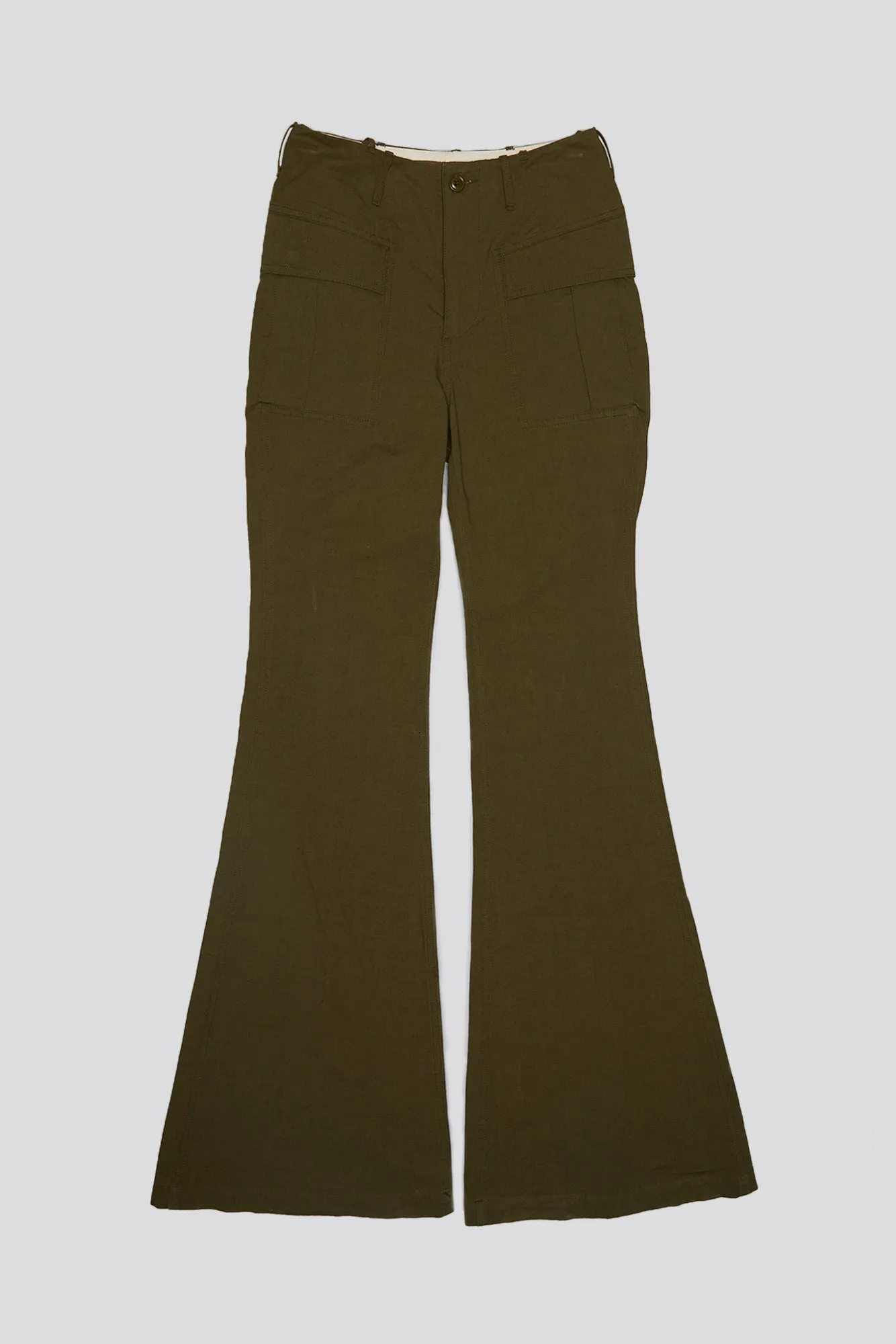 FLARE LEG PANT - OLIVE