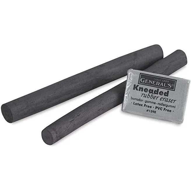 General's Jumbo Willow Sketch Charcoal Set