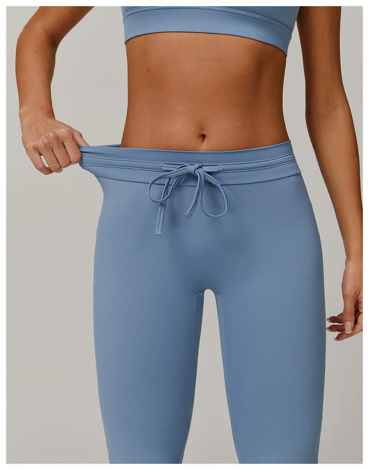 High-Waist Drawstring UV-Block Flare Pants