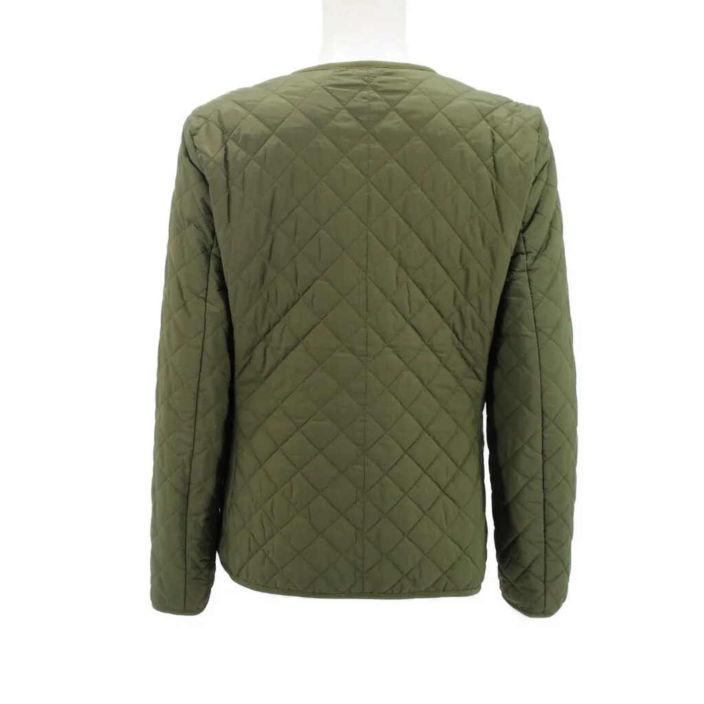 J CREW QUILTED OUTERWEAR OLIVE S | 6