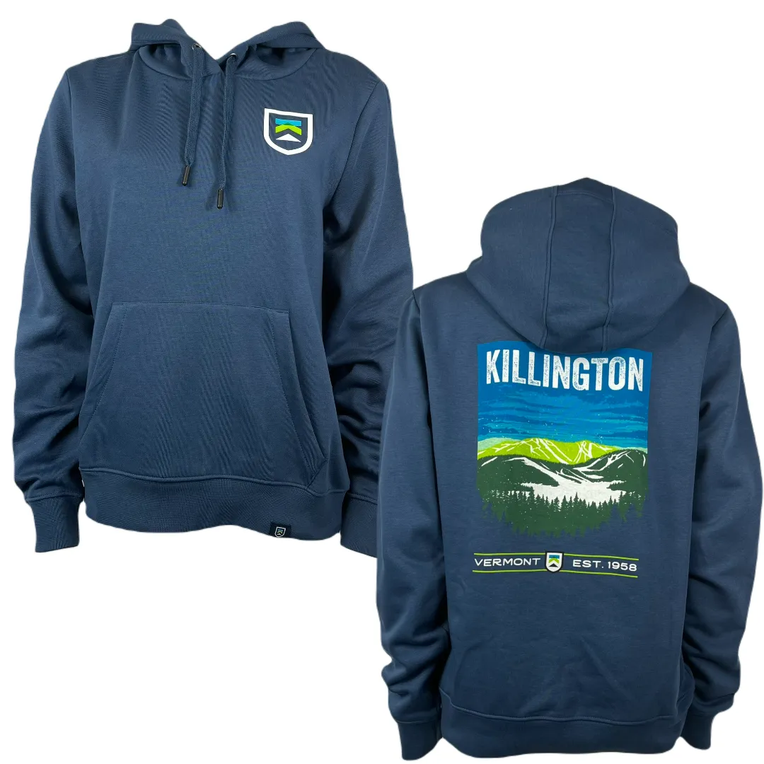 Killington Logo Women's Scenic Mountains Hoodie