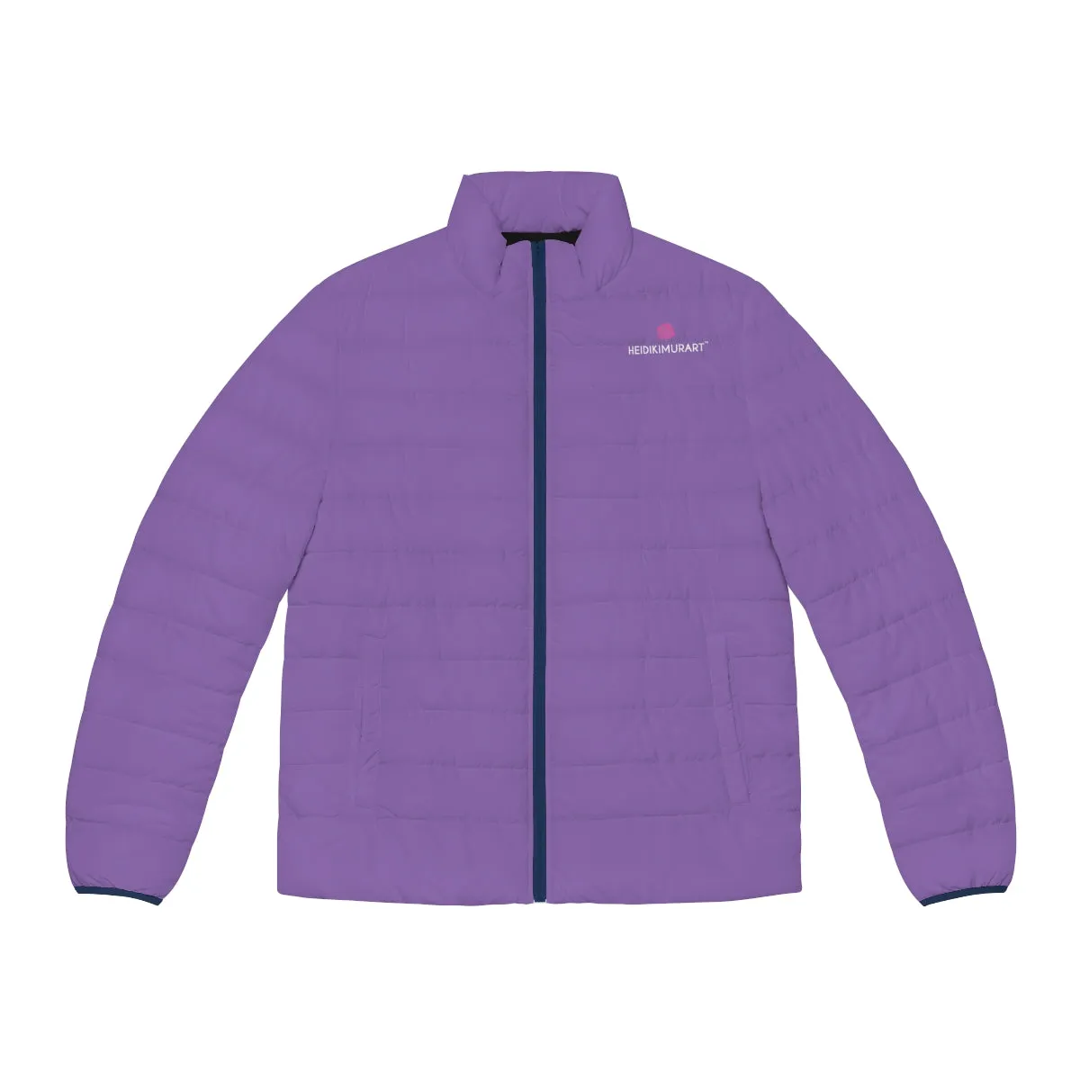 Light Purple Color Men's Jacket, Best Men's Puffer Jacket