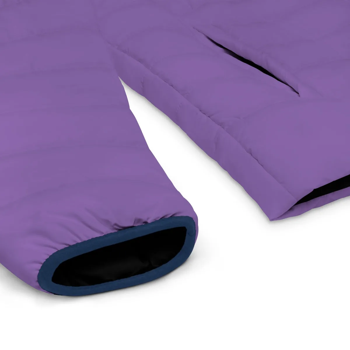 Light Purple Color Men's Jacket, Best Men's Puffer Jacket