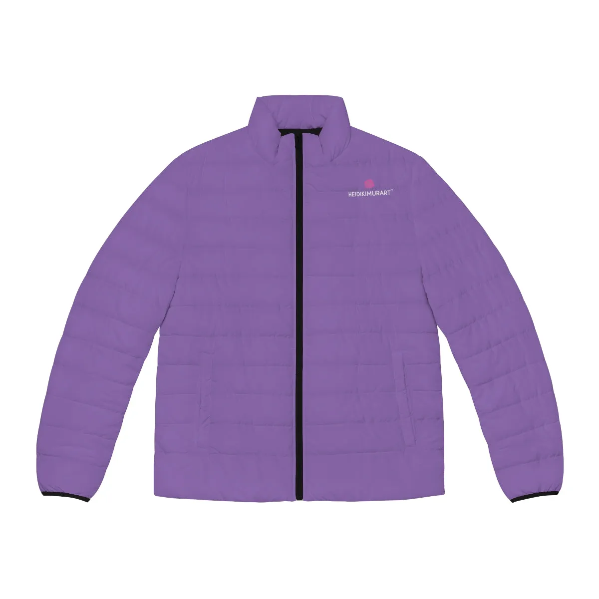 Light Purple Color Men's Jacket, Best Men's Puffer Jacket