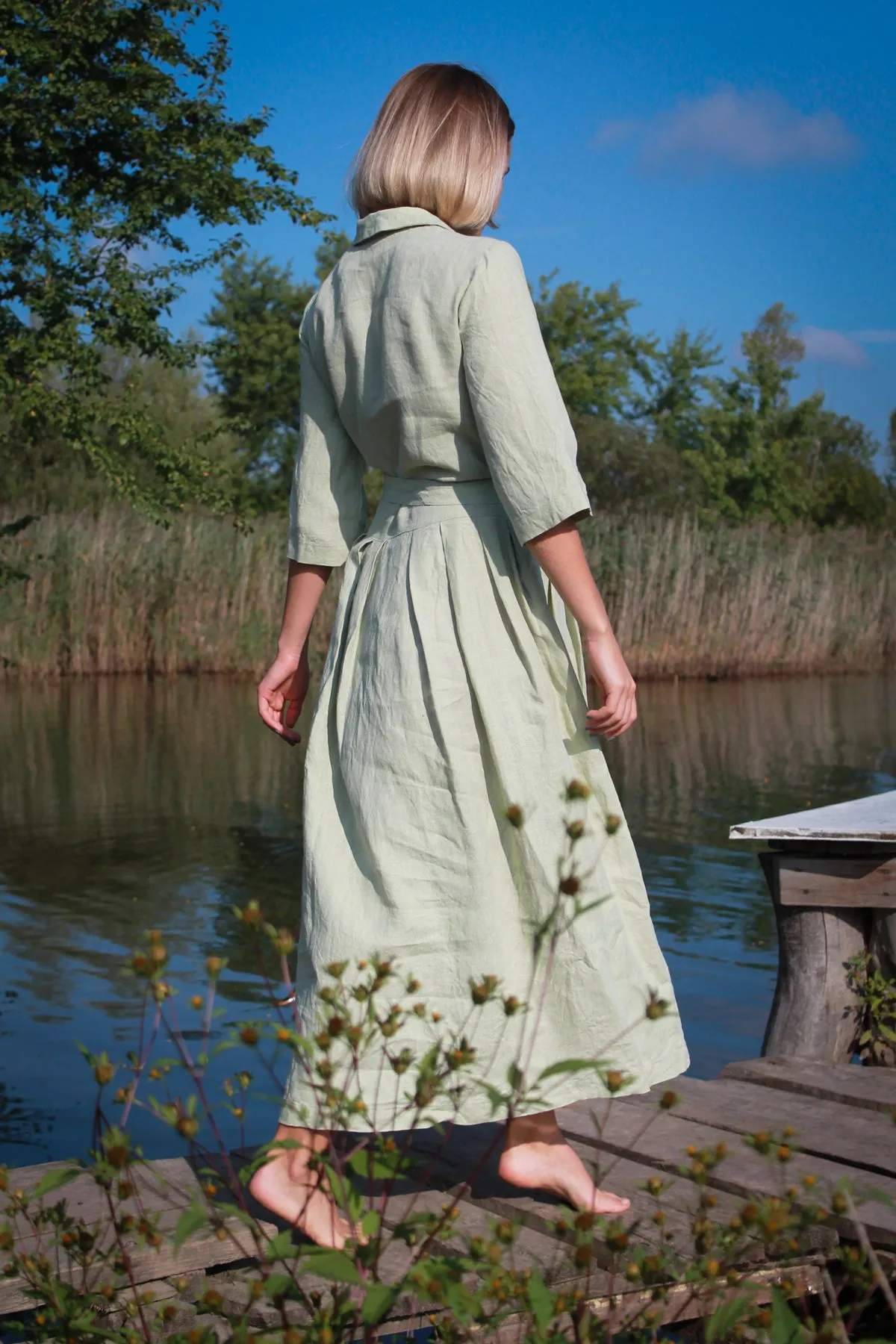 Linen Maxi Dress MADDISON