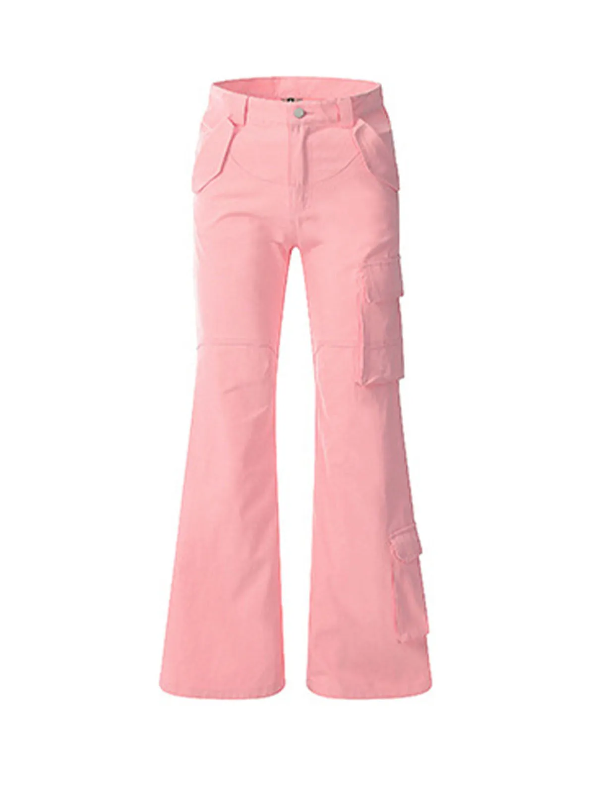 MALYBGG Achieving a Slim Silhouette with Solid Color Wide-Leg Casual Pants for Women 3850LY