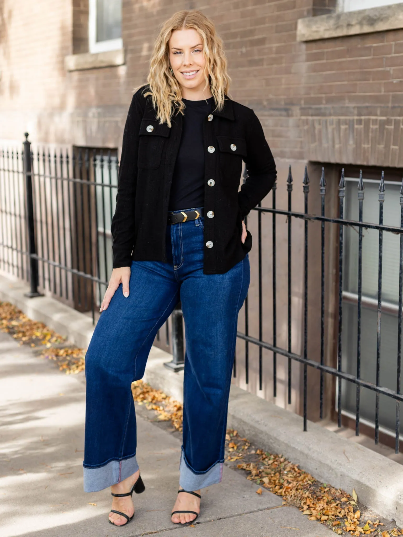 Mystree Classic Button Down Thermal Jacket