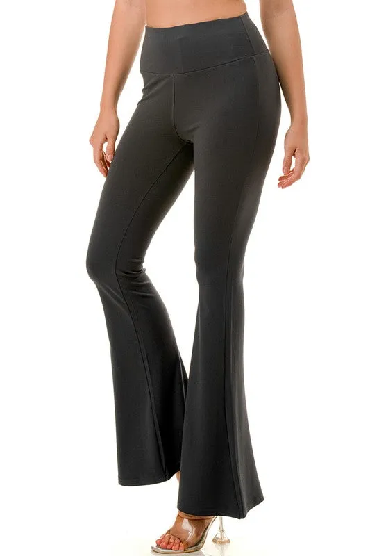 Nylon Yoga Bell Bottom Pants