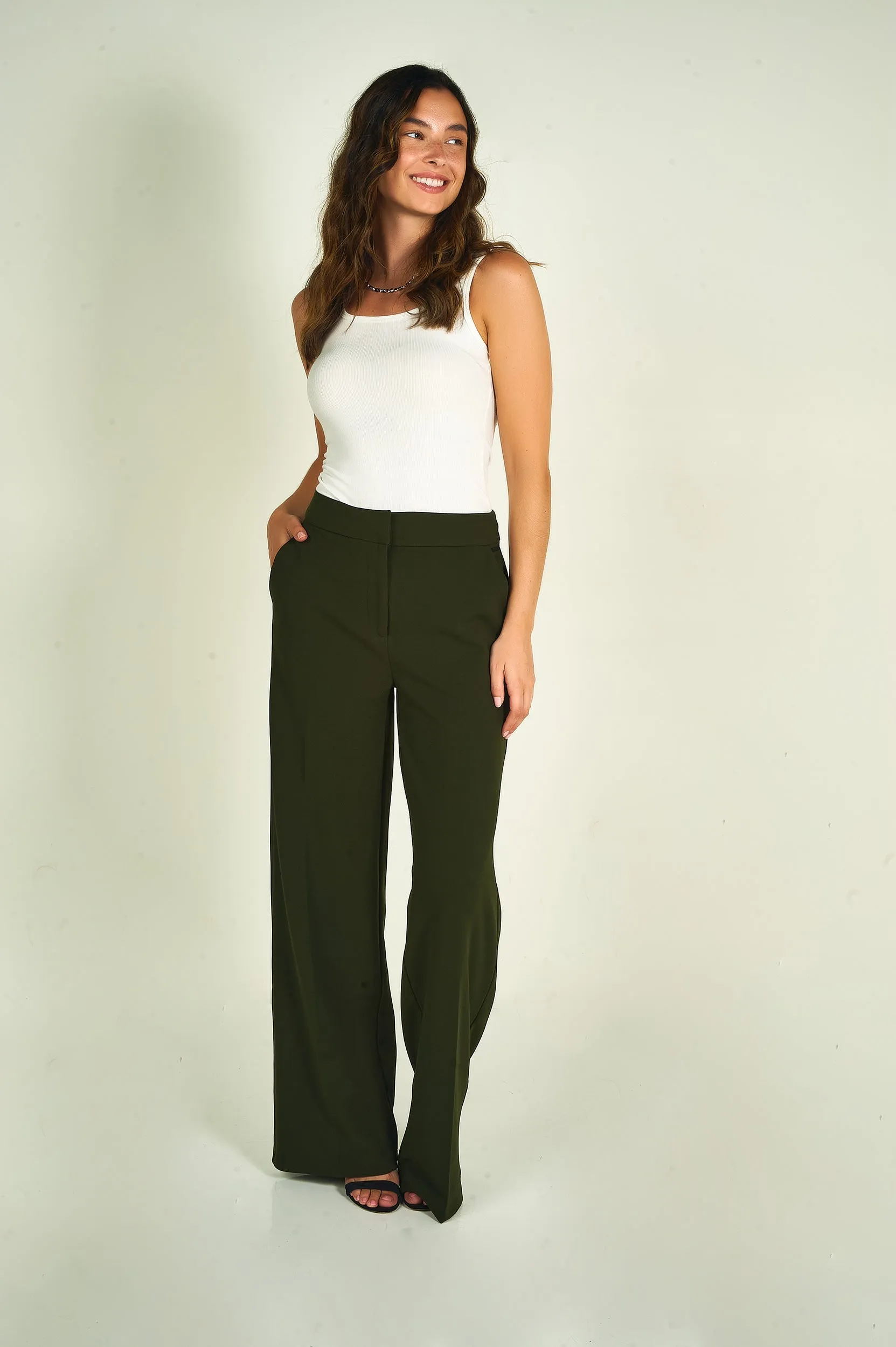 Pantalon à jambe large - MYLA-X2 - (E-B12)