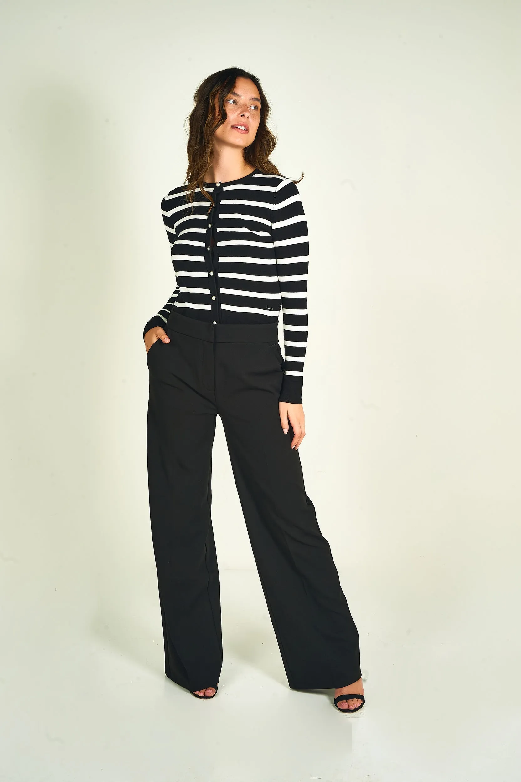 Pantalon à jambe large - MYLA-X2 - (E-B12)