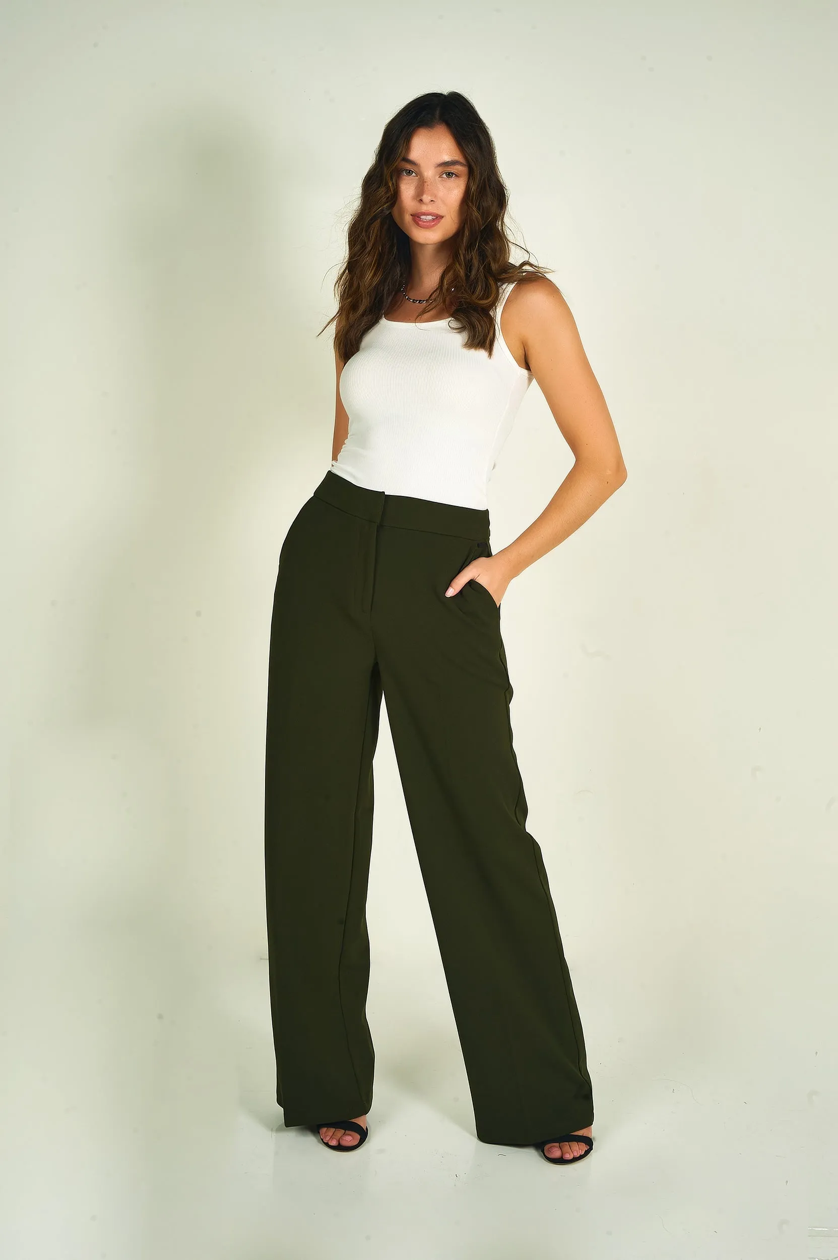 Pantalon à jambe large - MYLA-X2 - (E-B12)
