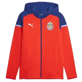 Puma Chivas Casual Hooded Jacket 23/24 (Puma Red/Elektro Blue)