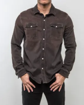 Roper Western Snap Shirt/Shacket - Wenge