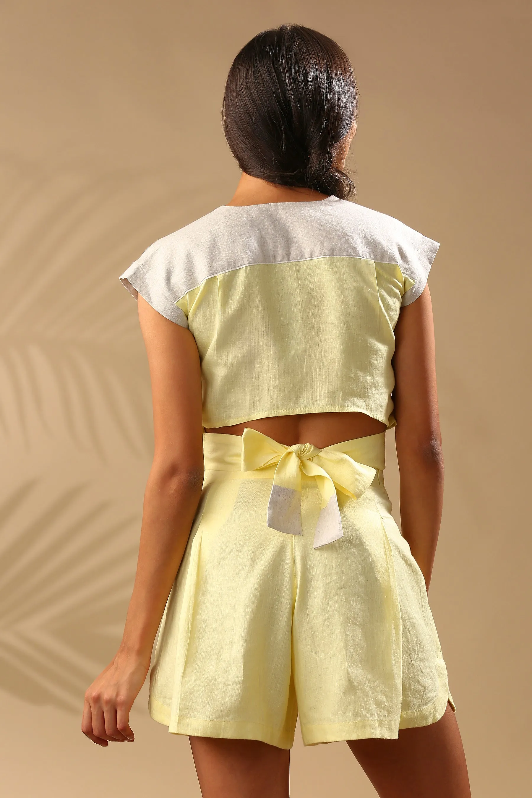 Set of 2: Cider Top and Sage Shorts