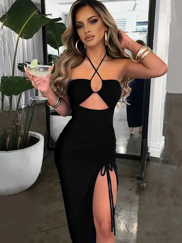 Sexy Backless Bodycon Dress: Night Club Elegance & Style