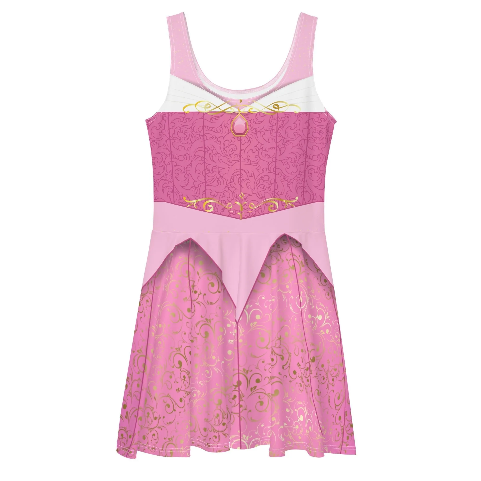 Sleeping Princess Skater Dress- Running Costume, Cosplay