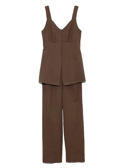 stitch tank with pants set