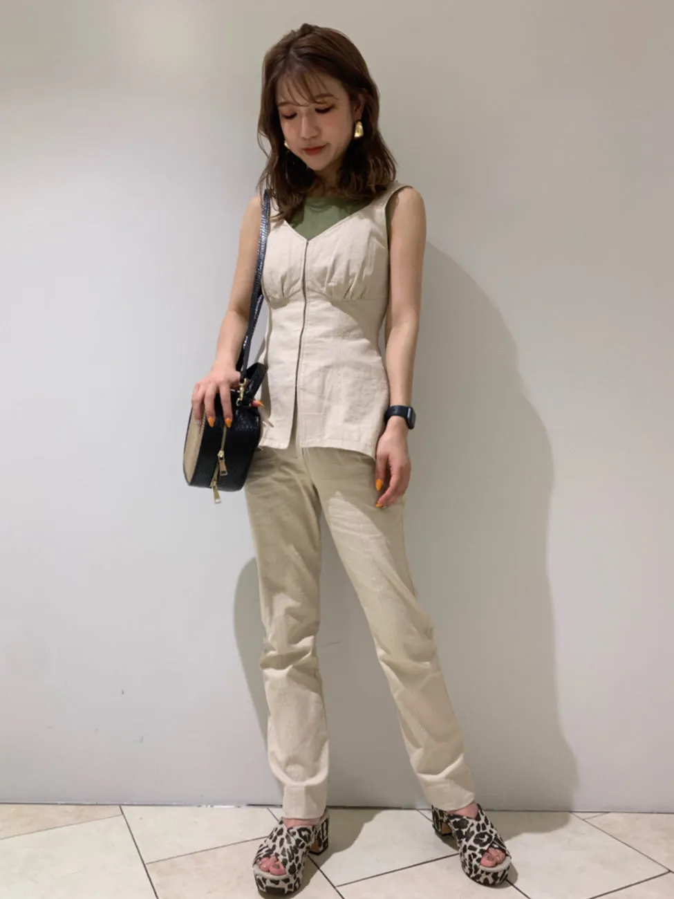 stitch tank with pants set