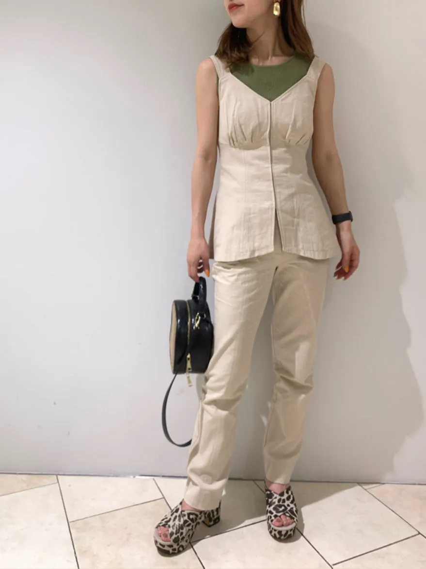 stitch tank with pants set