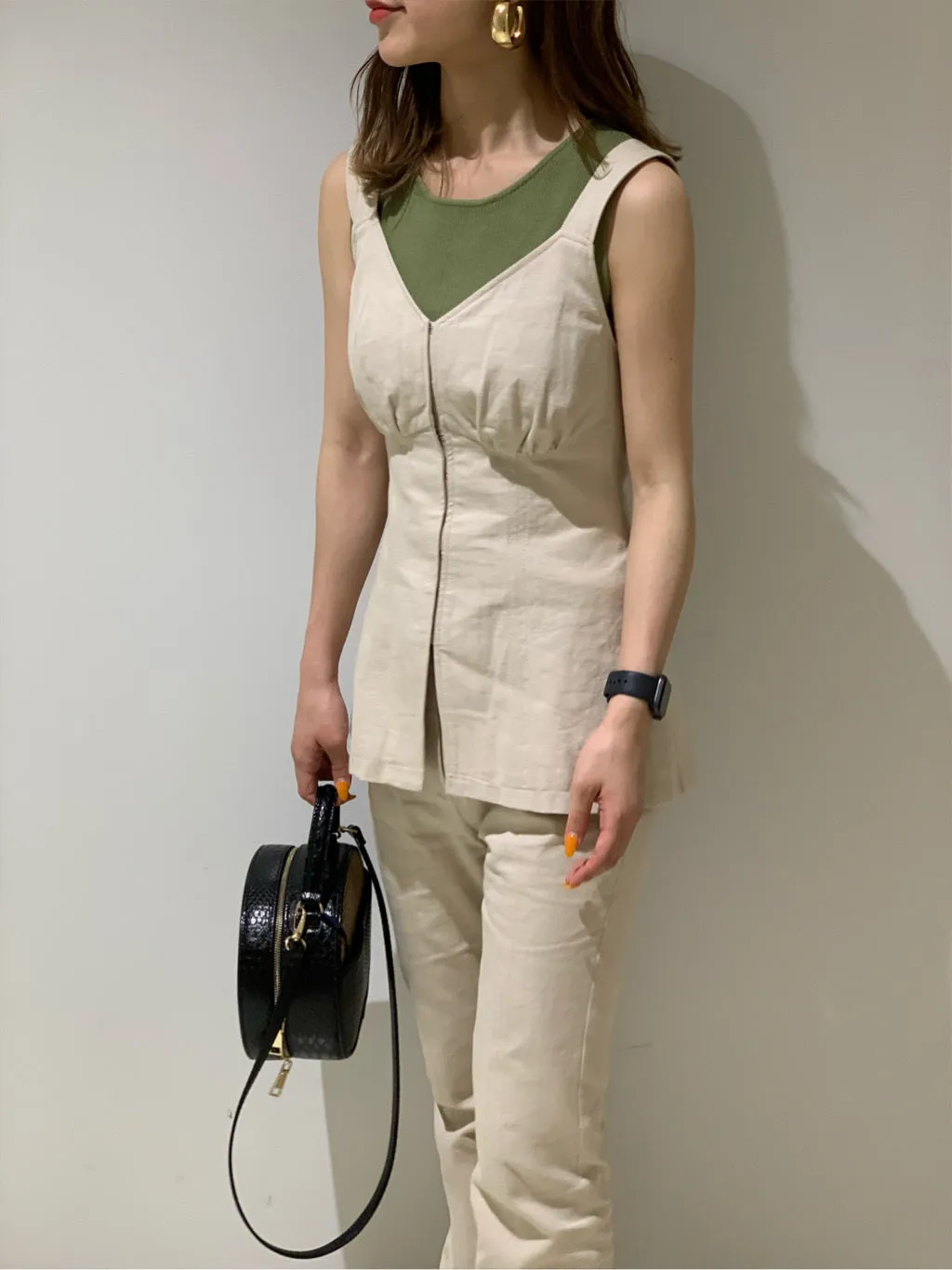 stitch tank with pants set