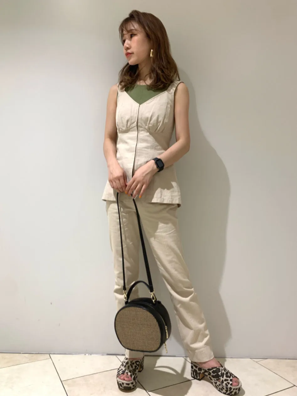 stitch tank with pants set