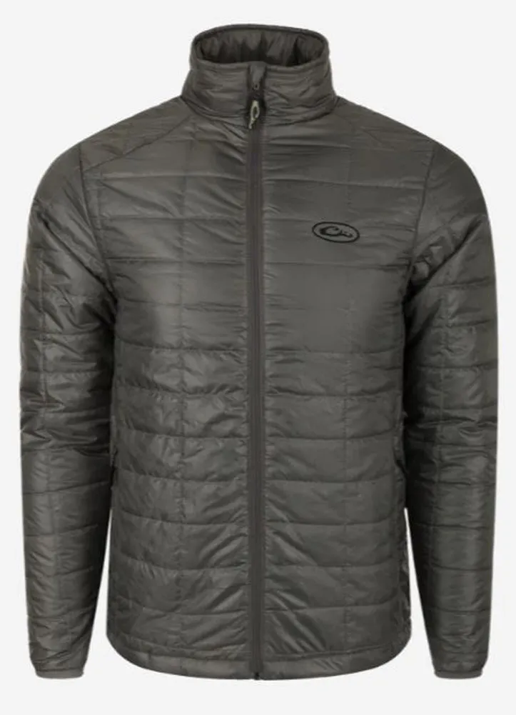 Synthetic Down Pac-Jacket in Castlerock Grey by Drake