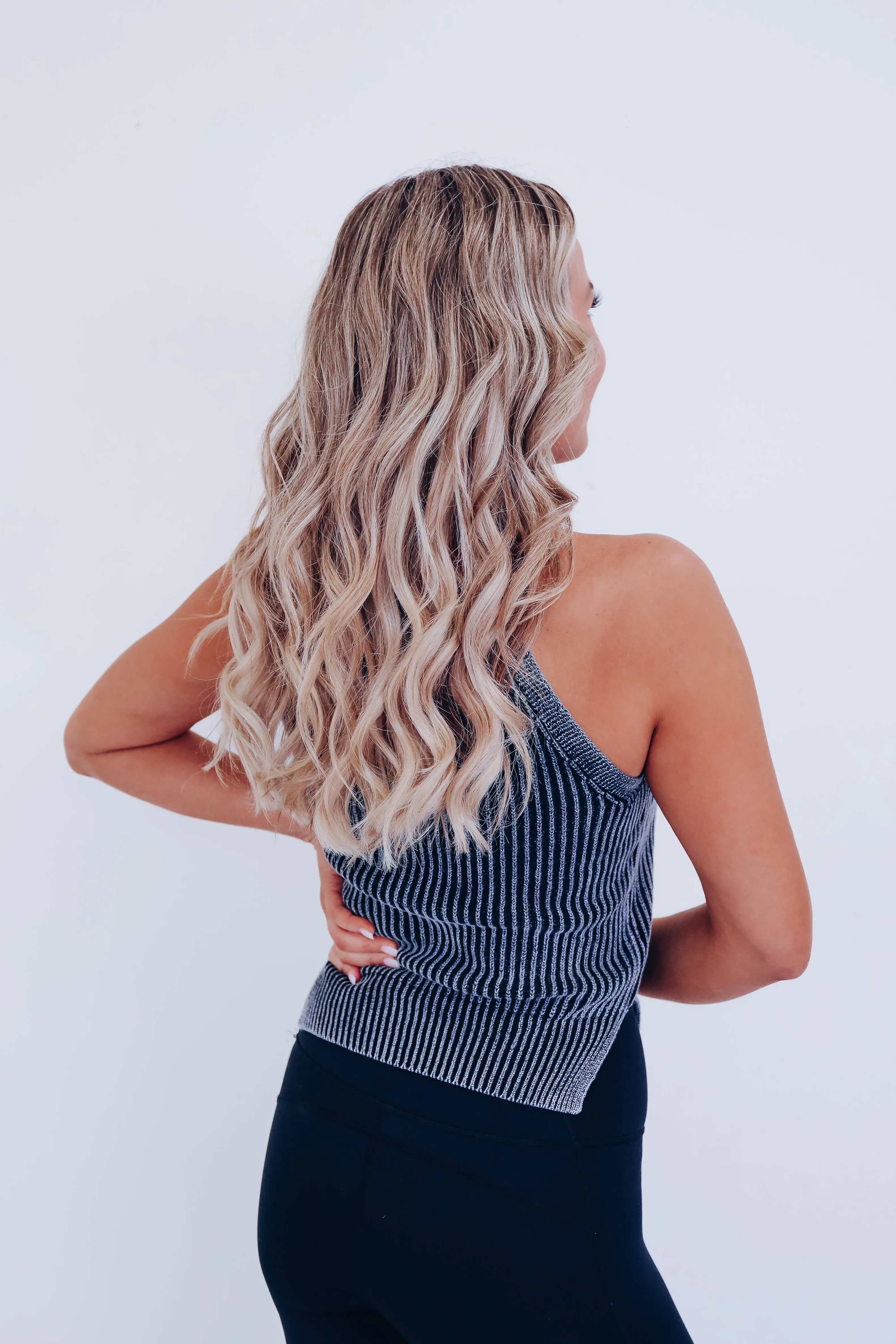 Tala Racerback Tank Top - Black