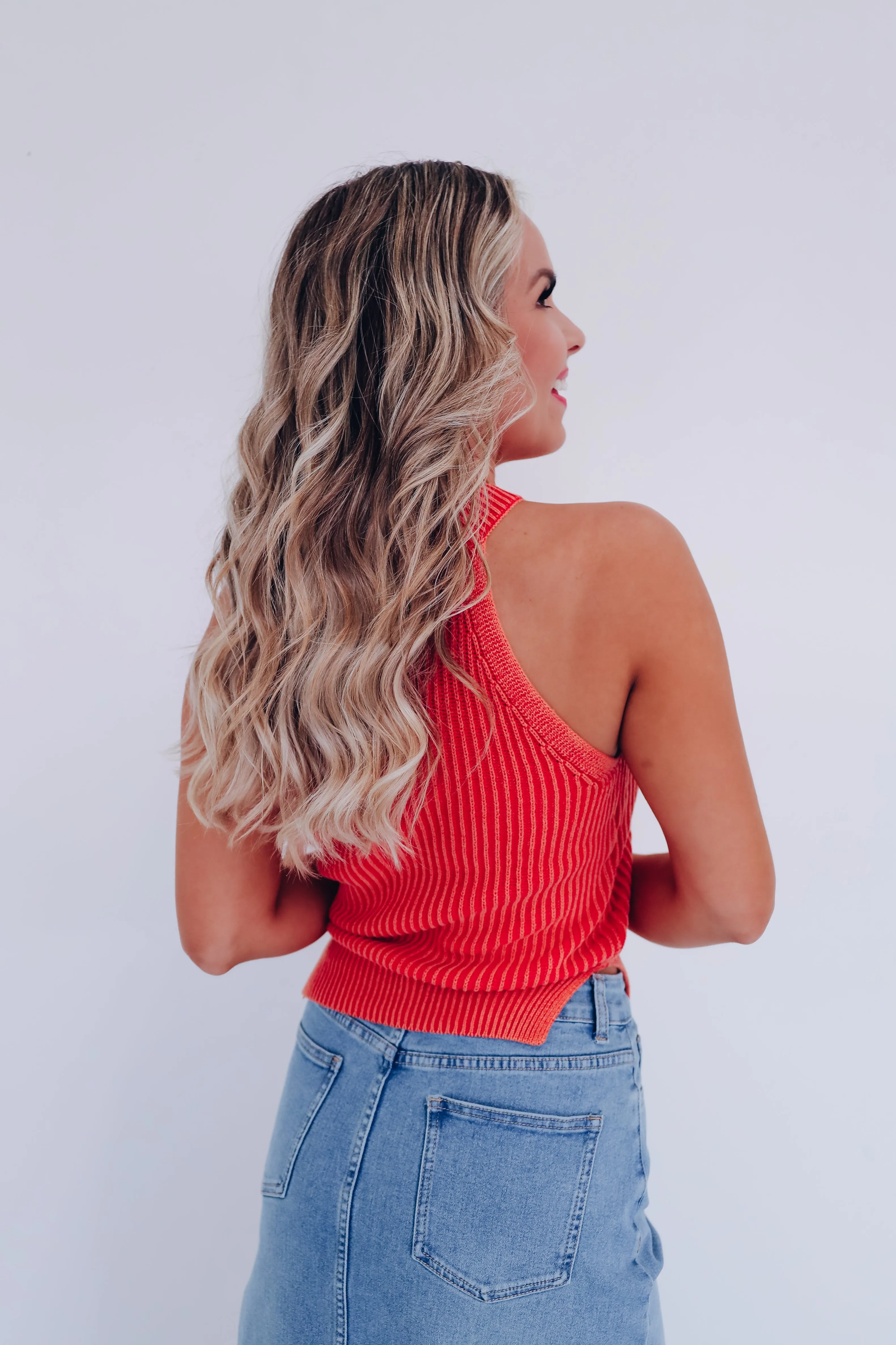 Tala Racerback Tank Top - Rust