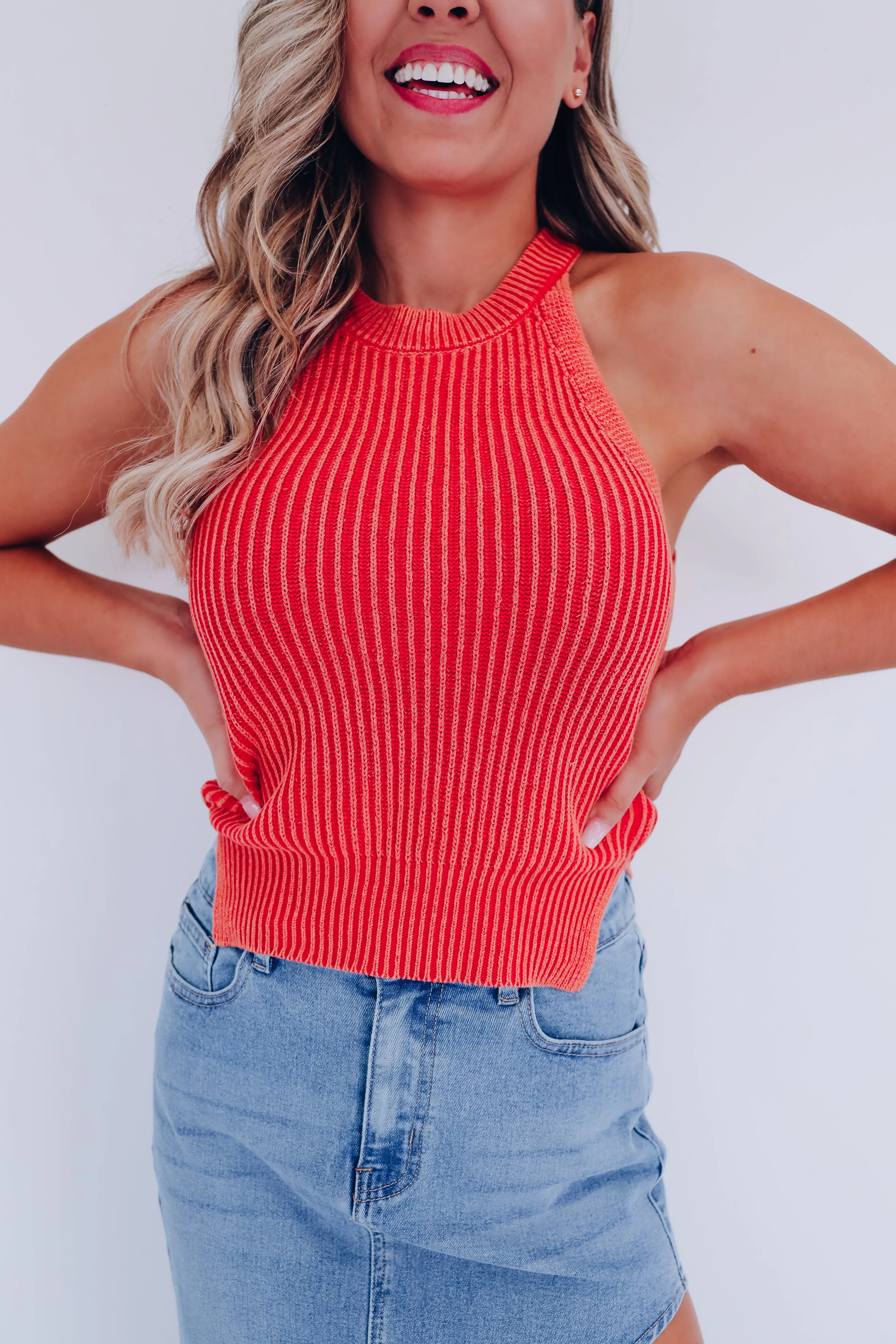 Tala Racerback Tank Top - Rust