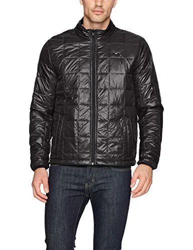 Tommy Hilfiger Men's 3-in-1 Soft Shell Jacket with Hooded Puffer Insert, Heather Grey, Small
