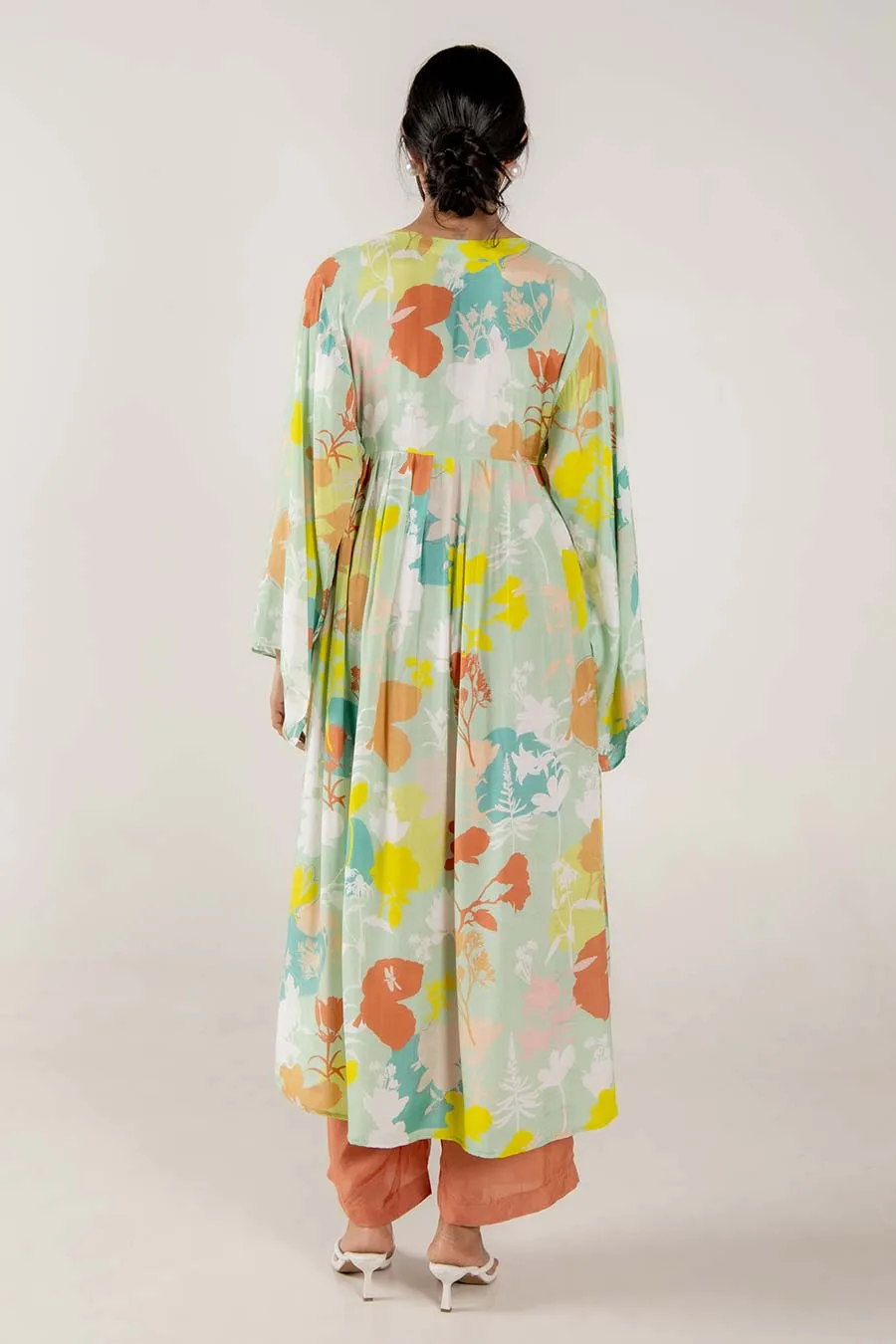 Tulip Multicolour Floral Print Kurta