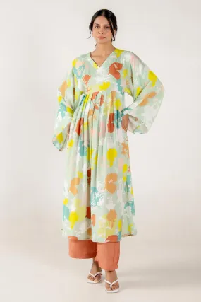 Tulip Multicolour Floral Print Kurta