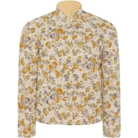Women's Magic Jacket in Texas Rose & Yellow Twill by Casey Marks