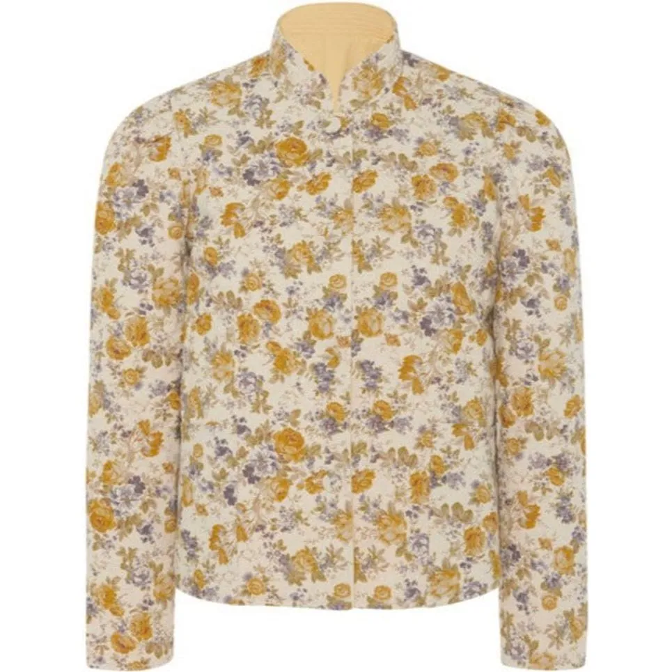 Women's Magic Jacket in Texas Rose & Yellow Twill by Casey Marks