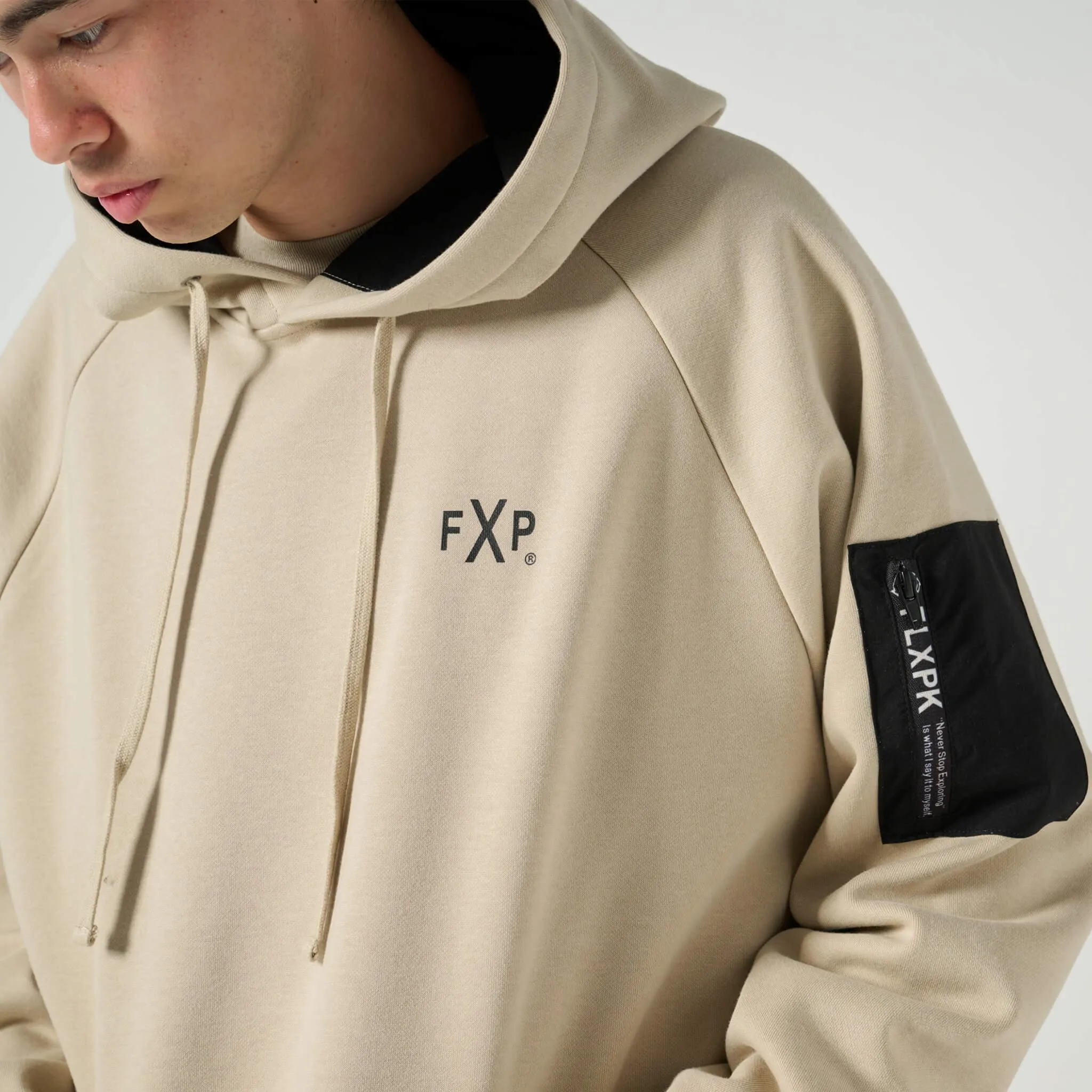 XP-ES3（コットンフリース・デザインパーカー）TAN