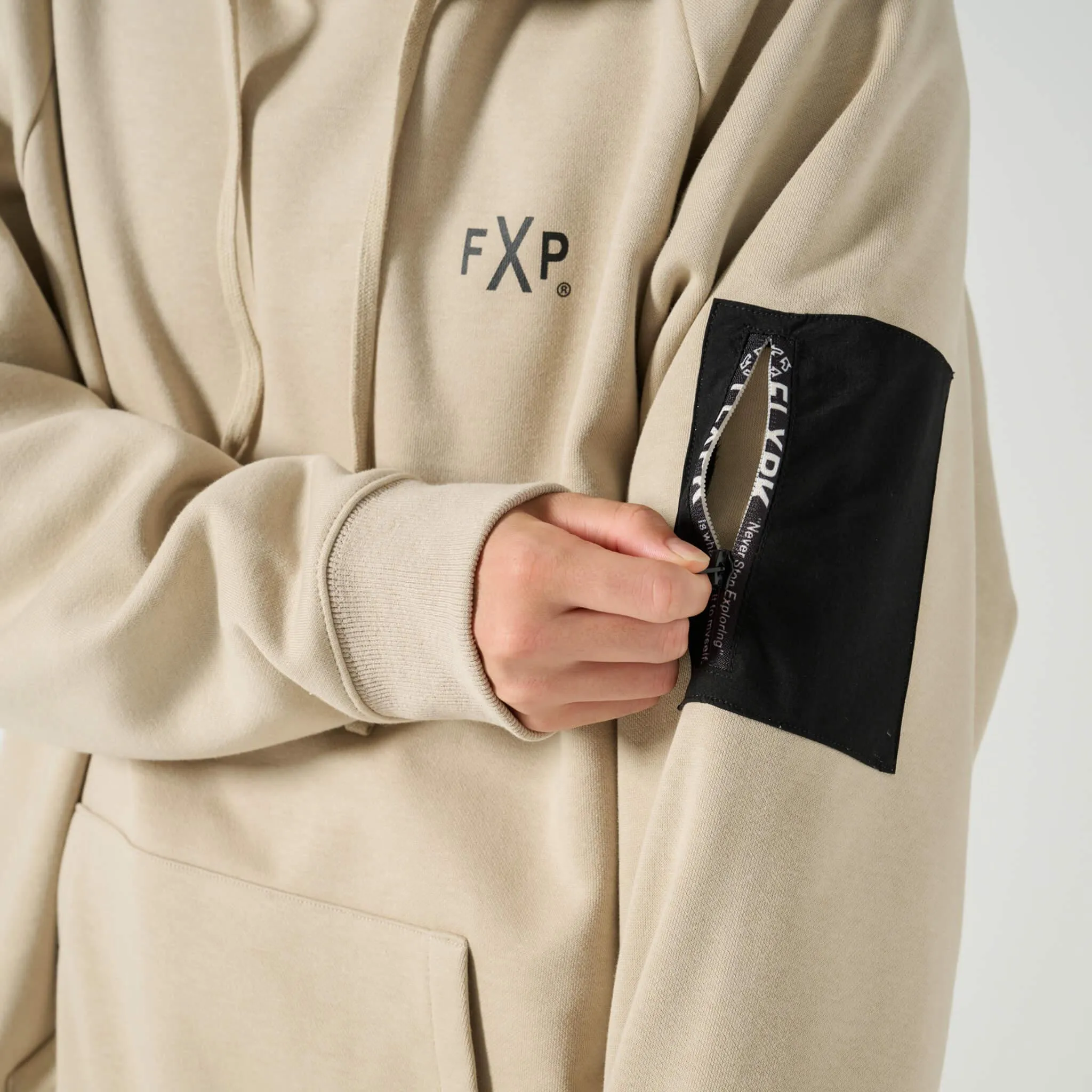 XP-ES3（コットンフリース・デザインパーカー）TAN